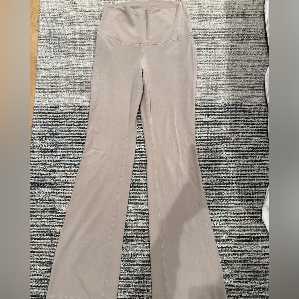 TNA Women's Beige Flare Jeans